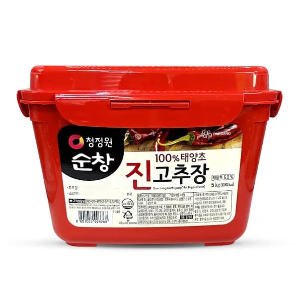 청정원 순창 진고추장 100% 태양초 5kg