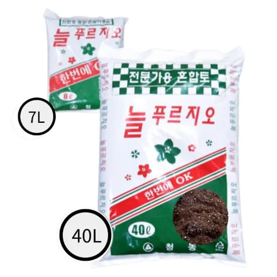 늘 푸르지오 분갈이흙, 7L, 1개