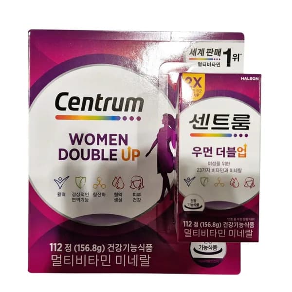 센트룸 우먼 더블업 멀티비타민 미네랄 112정 1개 35,310원
