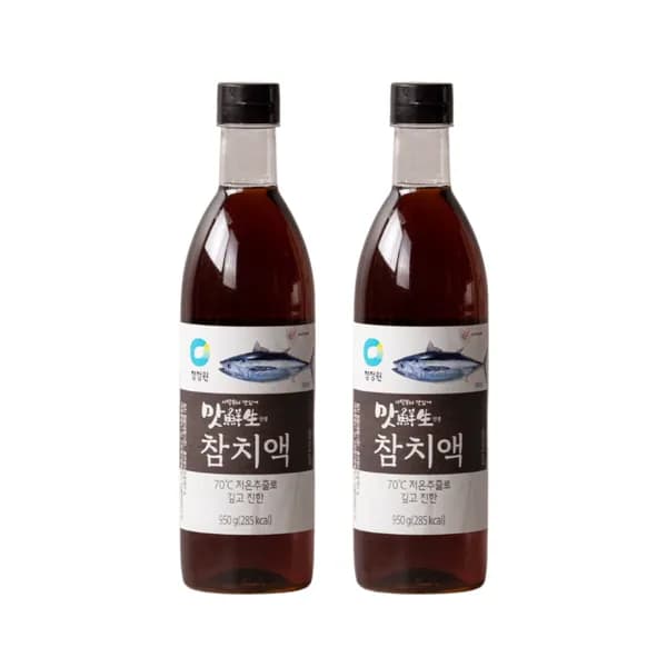 청정원 맛선생 참치액 950g 2개 17,100원