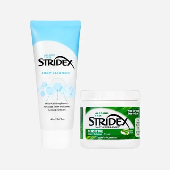 스트라이덱스 센시티브 패드 외 폼 클렌저 55매 150ml