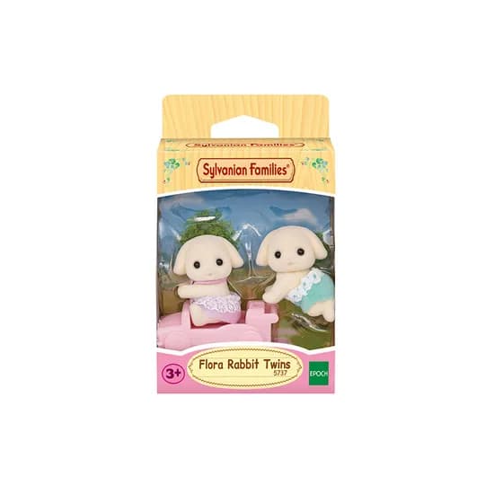 실바니안 패밀리 플로라 토끼 쌍둥이, 1개, 10cm