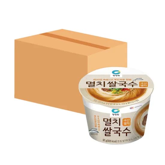 청정원 멸치 컵쌀국수 92g 12개
