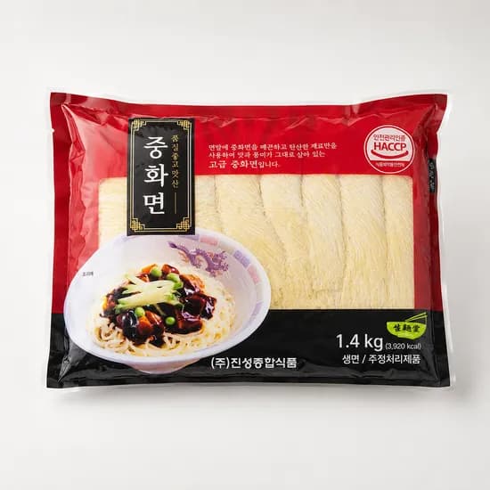 참맛종합식품 국내제조 중화면 1.4kg 1봉