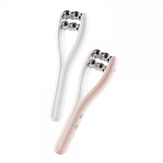 휴라이프 EMS V라인 페이스롤러, HU-J5037, 핑크, 1개