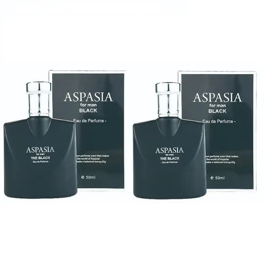 아스파시아 오데 퍼퓸 포 맨 더 블랙 50ml 2개