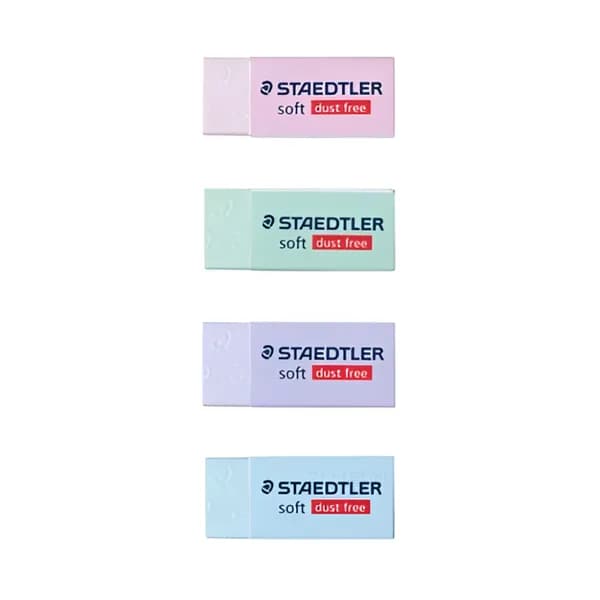 스테들러 더스트 프리 소프트 컬러 지우개 526 SP30 중형 랜덤 1개 3,450원