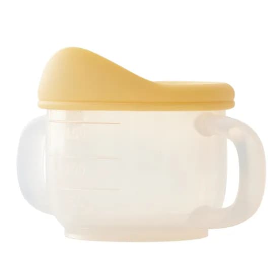 퍼기 처음 쓰는 말랑 빨대컵, 버터옐로우, 200ml, 1개