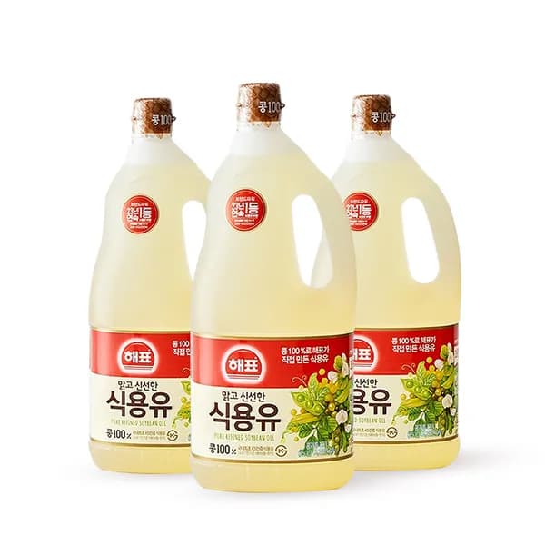 해표 식용유 1.5L 3개