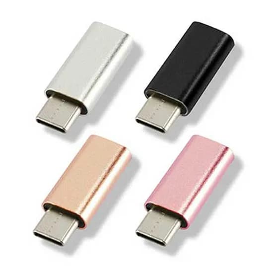 칼론 8핀 to C타입 변환 젠더 KR-8CP, 핑크골드, 1개