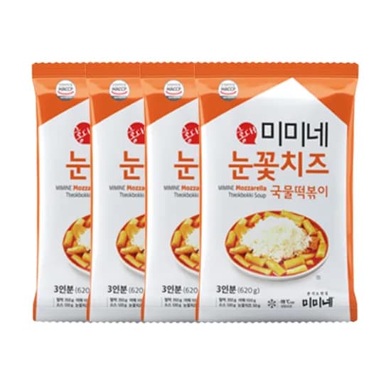 미미네 눈꽃치즈 국물떡볶이 570g 4봉