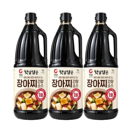 청정원 장아찌 간장 소스 1.7L 3개