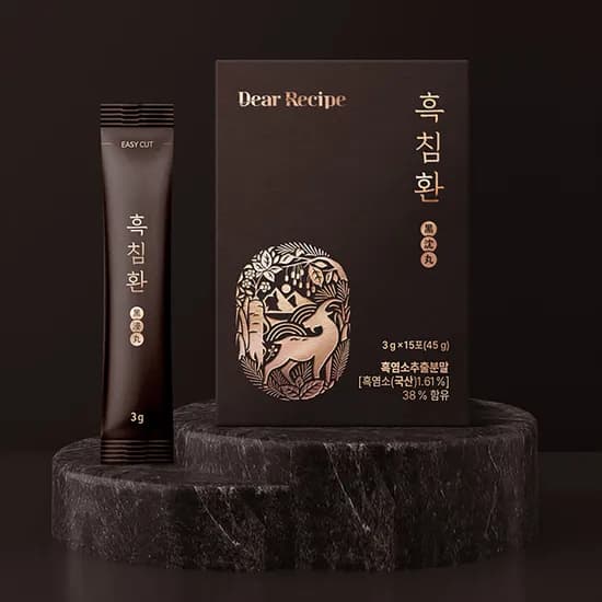 디어레시피 흑침환, 3g, 15포, 1박스