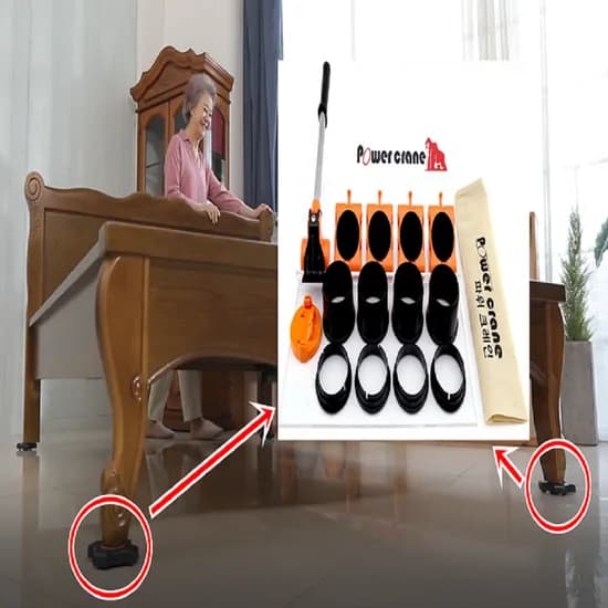 파워크레인 킹콩 가구이동 만능지렛대 8cm 4개