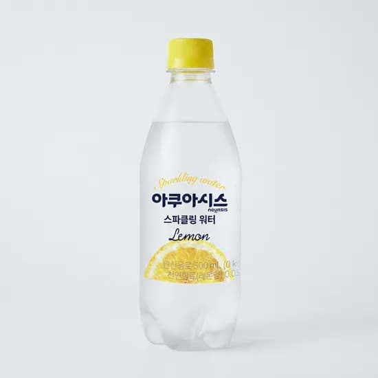 아쿠아시스 스파클링 워터 레몬 500ml 40개