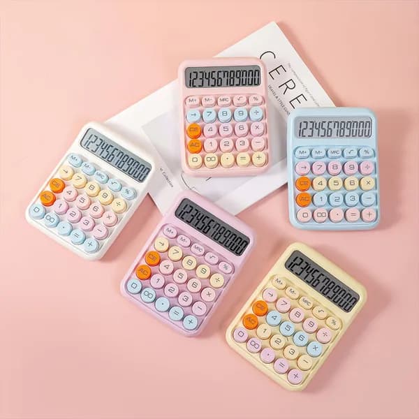 톡톡 컬러풀 계산기 옐로우 1개 7,000원