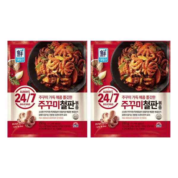 사조 주꾸미철판볶음 350g 2개 13,600원