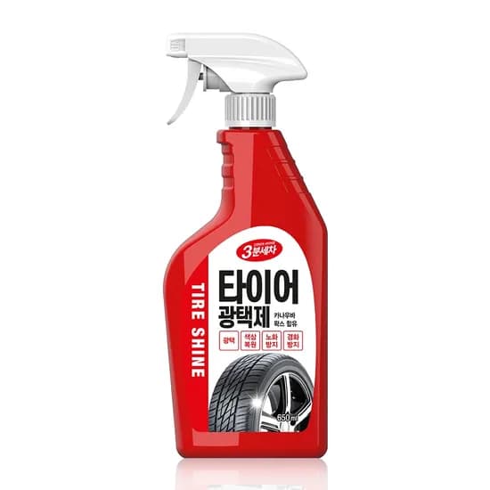 카렉스 3분세차 타이어 광택제 650ml 1개