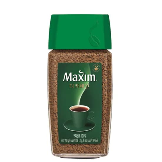 맥심 디카페인 병커피 100g 1병