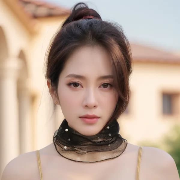 진주 쉬폰 메쉬 스카프 블랙+핑크 2개 5,780원