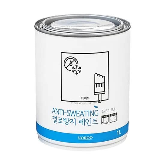 노루 듀프리코트 결로방지 페인트 1L 화이트