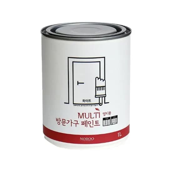 노루 방문가구 페인트, 미스티화이트, 1L, 1개