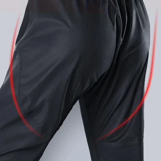 워크라이너 오토바이 레인팬츠 블랙 2XL 1개