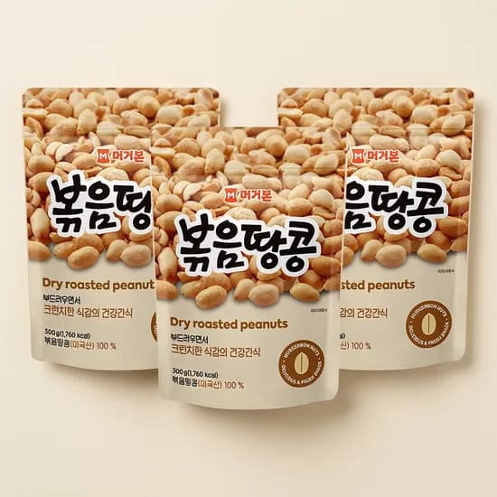 머거본 볶음땅콩 300g 3개