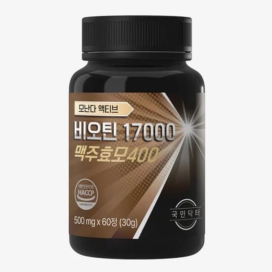 국민닥터 맥주효모 비오틴 30g 60정 2개