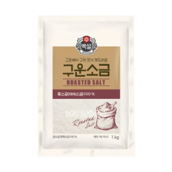 CJ제일제당 백설 구운소금 1kg 1개