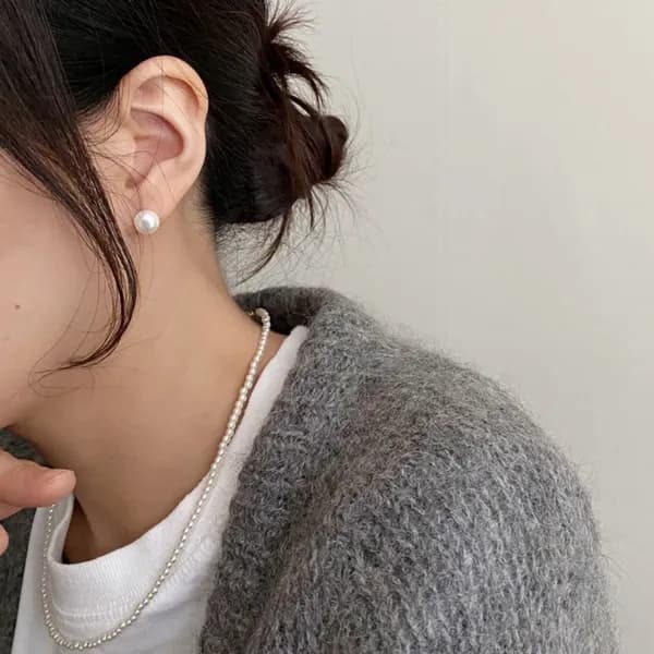 어너러블유 진주 귀걸이 10mm 1개 6,600원