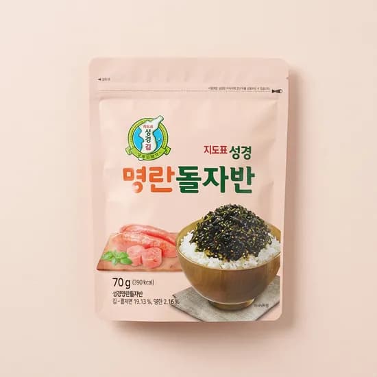 지도표성경김 명란 돌자반 70g 4봉