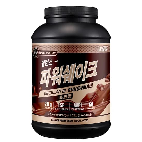 칼로바이 밸런스 파워쉐이크 아이솔레이트 초코맛 2000g 1개