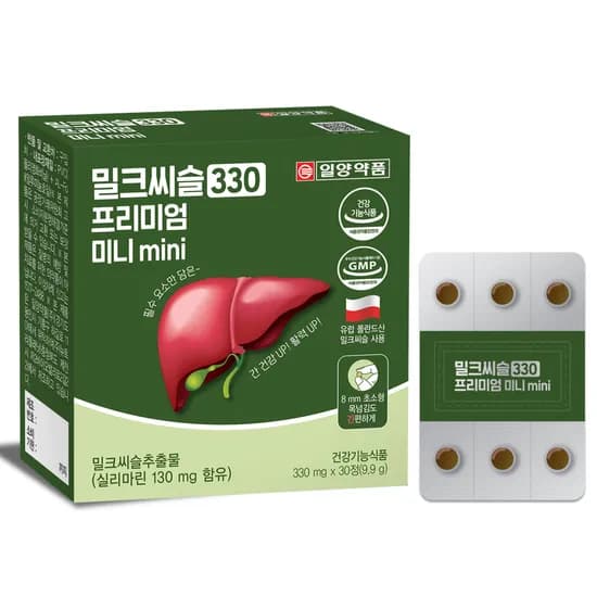 일양약품 밀크씨슬 330 프리미엄 미니 330mg 30정 2개
