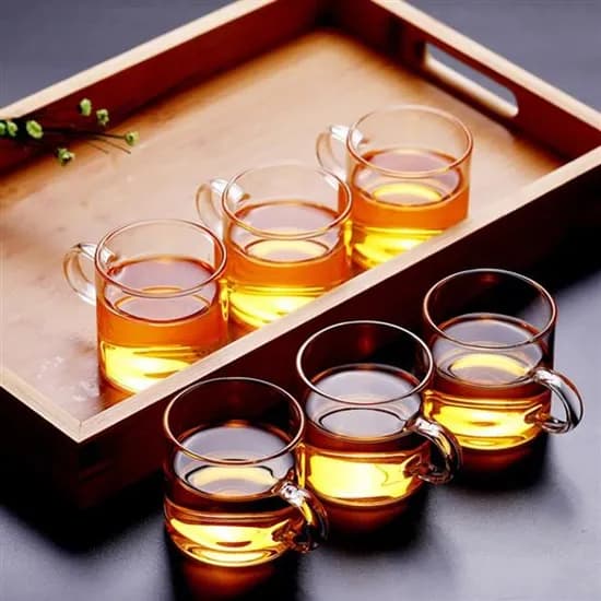 유리 찻잔 세트 본품 120ml 6개