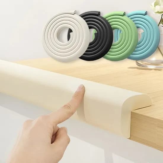 폭신 모서리 보호대 블랙 2.5cmx2m 1개