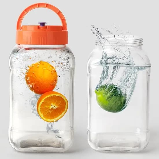 더글라스 사각 유리 저장용기, 3.4L, 1개