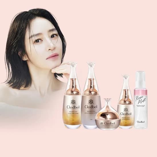 끌레드벨 골드 리프팅 스킨케어 선물세트 로즈 미스트 100ml 1개