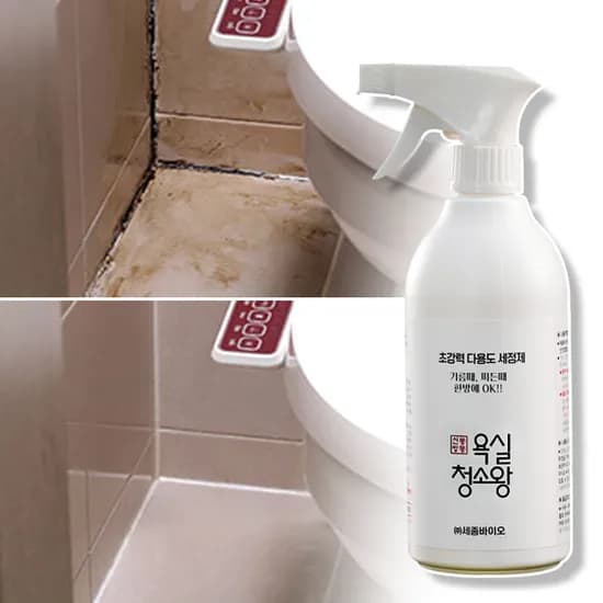 세종바이오 신통방통 욕실 청소왕 500ml 4개