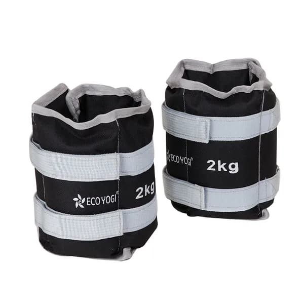 에코요기 모래주머니 중량밴드 블랙 2kg x 2개 4kg 1세트