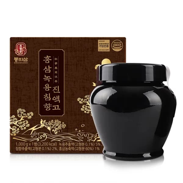 동의삼 홍삼녹용침향진액고 1,000g 1통