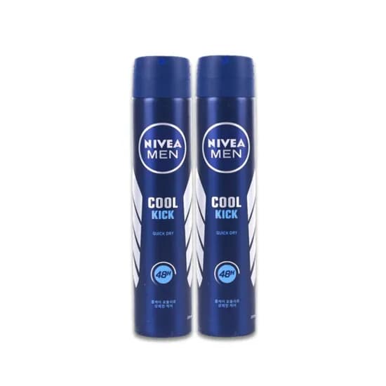 니베아 데오드란트 쿨킥 포맨 스프레이 200ml 2개입 2개