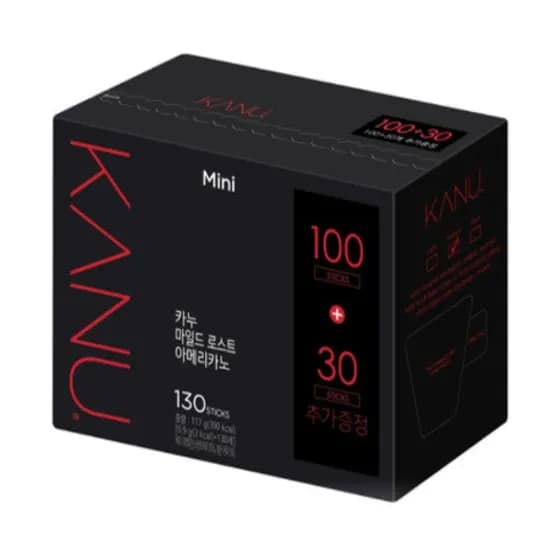 동서식품 카누 미니 마일드로스트 아메리카노, 0.9g, 130개, 1개