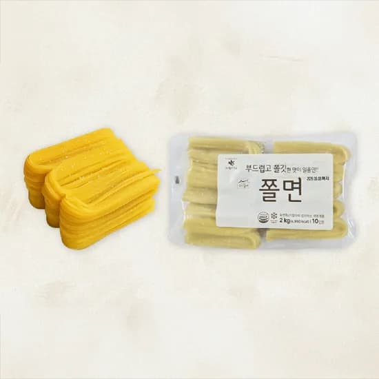 황소식품 우리동네 쫄면 2kg 1개 8,100원