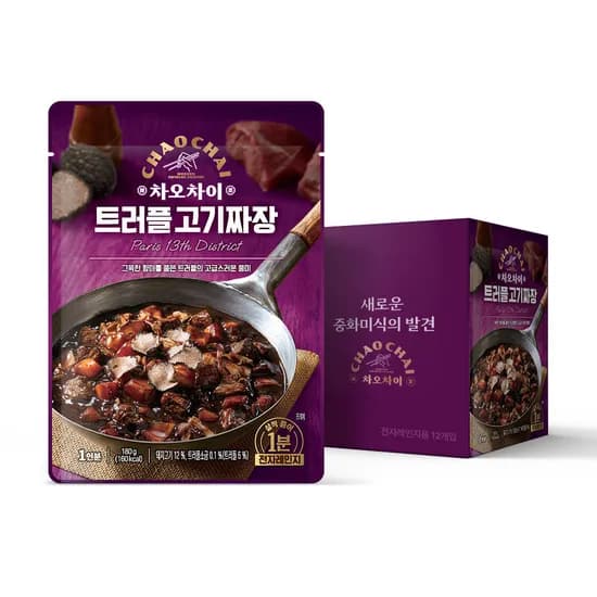 차오차이 트러플고기짜장 전자레인지용 180g 10개