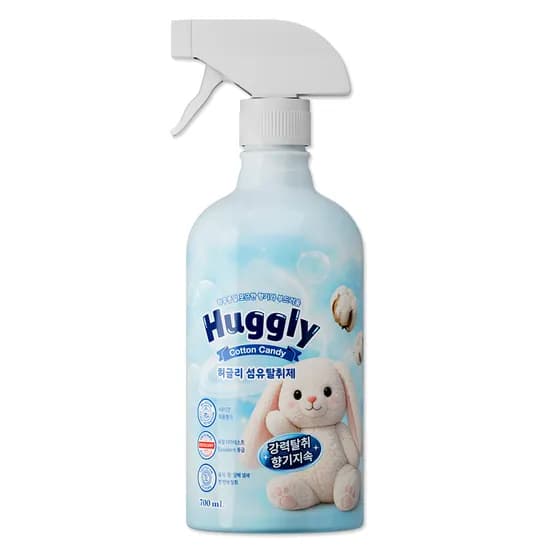 허글리 대용량 섬유탈취제 코튼캔디 700ml 1개
