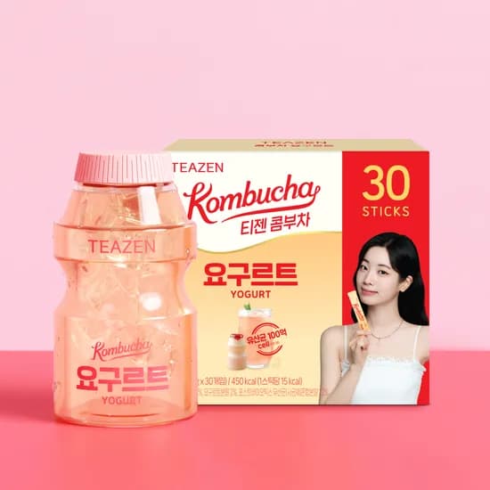 티젠 콤부차 요구르트맛, 5g, 30개입, 2박스 + 요구르트 보틀, 490ml, 1개