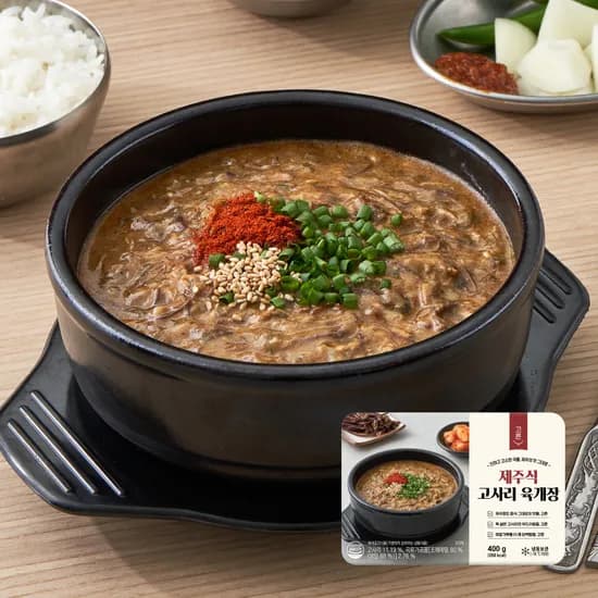 고른 제주식 고사리 육개장 400g 6팩