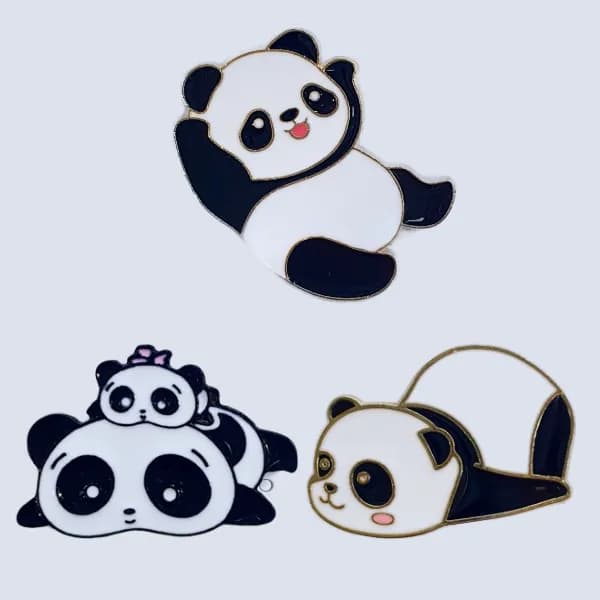 푸바오 키핑 뱃지 3개 세트 혼합색상 9,900원
