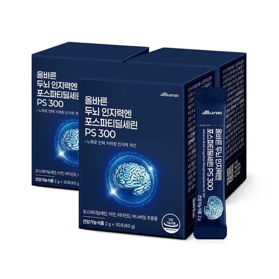 포스파티딜세린 PS 300 300mg 30포 3개